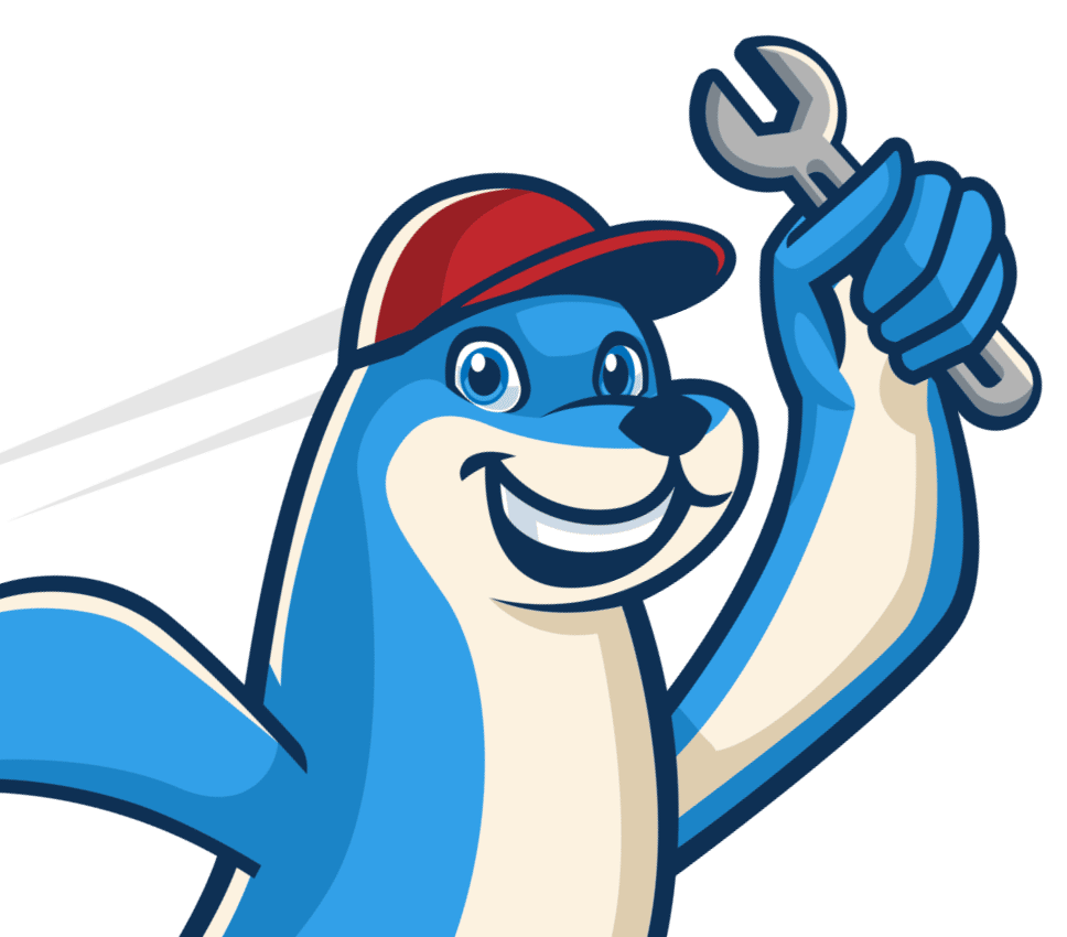 SPE Mascot Specialty Heating Cooling and Plumbing Mascot